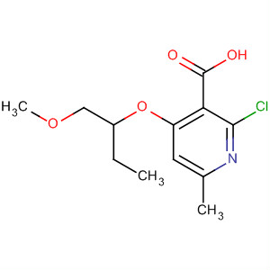 351382-62-2  3-Pyridinecarboxylic acid,2-chloro-4-[1-(methoxymethyl)propoxy]-6-methyl-