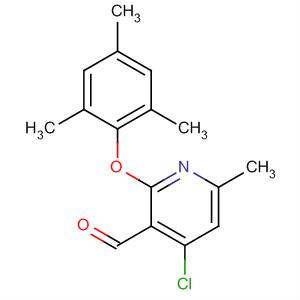 351382-81-5  3-Pyridinecarboxaldehyde,4-chloro-6-methyl-2-(2,4,6-trimethylphenoxy)-