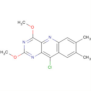 35149-31-6  Pyrimido[5,4-b]quinoline, 10-chloro-2,4-dimethoxy-7,8-dimethyl-