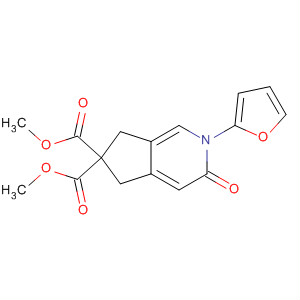 351903-31-6  6H-Cyclopenta[c]pyridine-6,6-dicarboxylic acid,2-(2-furanyl)-2,3,5,7-tetrahydro-3-oxo-, dimethyl ester