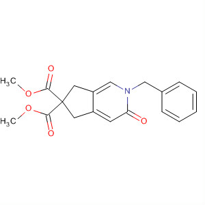 351903-32-7  6H-Cyclopenta[c]pyridine-6,6-dicarboxylic acid,2,3,5,7-tetrahydro-3-oxo-2-(phenylmethyl)-, dimethyl ester