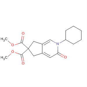 351903-33-8  6H-Cyclopenta[c]pyridine-6,6-dicarboxylic acid,2-cyclohexyl-2,3,5,7-tetrahydro-3-oxo-, dimethyl ester
