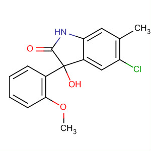 352030-18-3  2H-Indol-2-one,5-chloro-1,3-dihydro-3-hydroxy-3-(2-methoxyphenyl)-6-methyl-