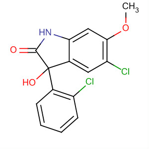 352278-02-5  2H-Indol-2-one,5-chloro-3-(2-chlorophenyl)-1,3-dihydro-3-hydroxy-6-methoxy-