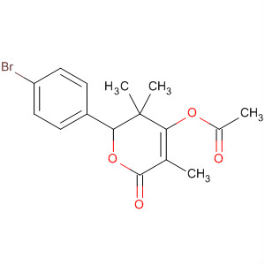 352329-86-3  2H-Pyran-2-one,4-(acetyloxy)-6-(4-bromophenyl)-5,6-dihydro-3,5,5-trimethyl-