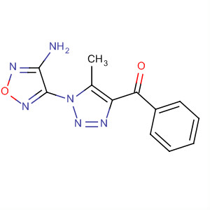 352446-75-4  Methanone,[1-(4-amino-1,2,5-oxadiazol-3-yl)-5-methyl-1H-1,2,3-triazol-4-yl]phenyl-