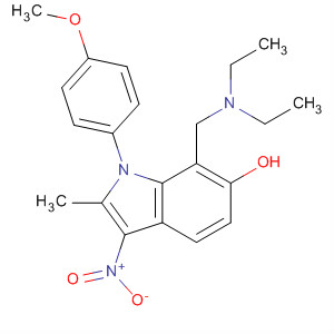 352548-46-0  1H-Indol-6-ol,7-[(diethylamino)methyl]-1-(4-methoxyphenyl)-2-methyl-3-nitro-