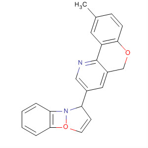 352667-64-2  5H-[1]Benzopyrano[4,3-b]pyridine, 3-(1,2-benzisoxazol-3-yl)-9-methyl-