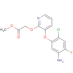 353292-53-2  Acetic acid, [[3-(5-amino-2-chloro-4-fluorophenoxy)-2-pyridinyl]oxy]-,methyl ester