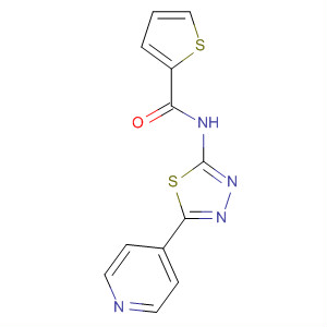 353466-42-9  2-Thiophenecarboxamide, N-[5-(4-pyridinyl)-1,3,4-thiadiazol-2-yl]-