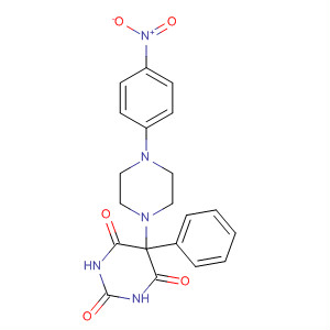 353505-11-0  2,4,6(1H,3H,5H)-Pyrimidinetrione,5-[4-(4-nitrophenyl)-1-piperazinyl]-5-phenyl-
