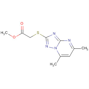 353508-38-0  Acetic acid, [(5,7-dimethyl[1,2,4]triazolo[1,5-a]pyrimidin-2-yl)thio]-,methyl ester