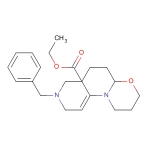 353796-44-8  2H,8H-[1,3]Oxazino[3,2-a][1,6]naphthyridine-4a(5H)-carboxylic acid,3,4,6,6a,9,10-hexahydro-3-(phenylmethyl)-, ethyl ester