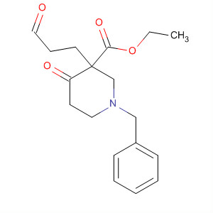 353796-50-6  3-Piperidinecarboxylic acid, 4-oxo-3-(3-oxopropyl)-1-(phenylmethyl)-,ethyl ester