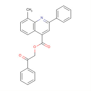 354533-04-3  4-Quinolinecarboxylic acid, 8-methyl-2-phenyl-, 2-oxo-2-phenylethylester 354533-04-3  4-Quinolinecarboxylic acid, 8-methyl-2-phenyl-, 2-oxo-2-phenylethylester