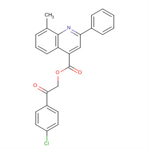 354533-08-7  4-Quinolinecarboxylic acid, 8-methyl-2-phenyl-,2-(4-chlorophenyl)-2-oxoethyl ester 354533-08-7  4-Quinolinecarboxylic acid, 8-methyl-2-phenyl-,2-(4-chlorophenyl)-2-oxoethyl ester