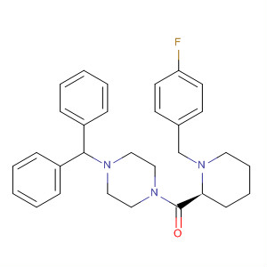 354563-68-1  Piperazine,1-(diphenylmethyl)-4-[[(2S)-1-[(4-fluorophenyl)methyl]-2-piperidinyl]carbonyl]-
