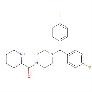 354564-11-7  Piperazine, 1-[bis(4-fluorophenyl)methyl]-4-[(2S)-2-piperidinylcarbonyl]-
