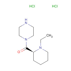354564-18-4  Piperazine, 1-[[(2S)-1-ethyl-2-piperidinyl]carbonyl]-, dihydrochloride