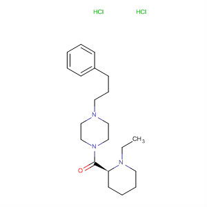 354564-20-8  Piperazine, 1-[[(2S)-1-ethyl-2-piperidinyl]carbonyl]-4-(3-phenylpropyl)-,dihydrochloride