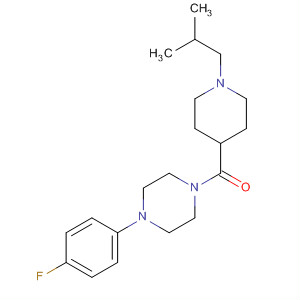 354565-08-5  Piperazine,1-(4-fluorophenyl)-4-[[1-(2-methylpropyl)-4-piperidinyl]carbonyl]-