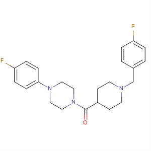 354565-12-1  Piperazine,1-(4-fluorophenyl)-4-[[1-[(4-fluorophenyl)methyl]-4-piperidinyl]carbonyl]-