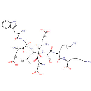 354567-39-8  L-Lysine,L-tryptophyl-L-a-glutamylglycyl-L-a-glutamyl-L-a-aspartyl-L-leucyl-L-seryl-L-lysyl-