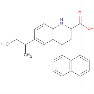 354809-98-6  2-Quinolinecarboxylic acid,1,2,3,4-tetrahydro-6-(1-methylpropyl)-4-(1-naphthalenyl)-