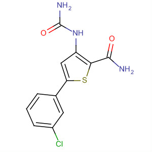 354810-83-6  2-Thiophenecarboxamide,3-[(aminocarbonyl)amino]-5-(3-chlorophenyl)-