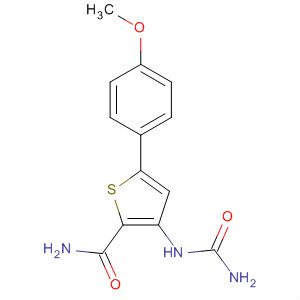 354810-95-0  2-Thiophenecarboxamide,3-[(aminocarbonyl)amino]-5-(4-methoxyphenyl)-