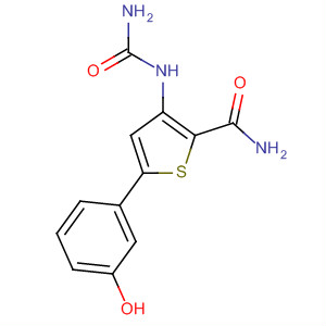 354811-01-1  2-Thiophenecarboxamide,3-[(aminocarbonyl)amino]-5-(3-hydroxyphenyl)-