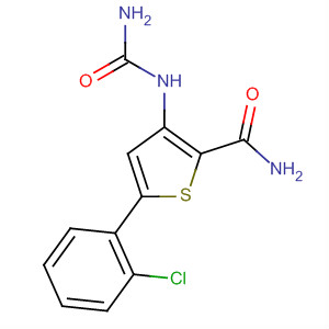 354811-04-4  2-Thiophenecarboxamide,3-[(aminocarbonyl)amino]-5-(2-chlorophenyl)-