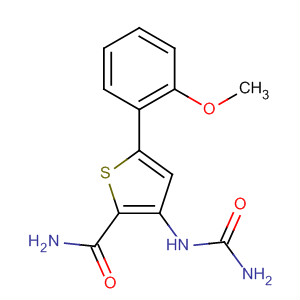 354811-06-6  2-Thiophenecarboxamide,3-[(aminocarbonyl)amino]-5-(2-methoxyphenyl)-