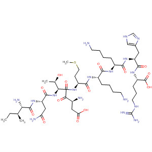 355839-13-3  L-Arginine,L-isoleucyl-L-asparaginyl-L-a-aspartyl-L-threonyl-L-methionyl-L-lysyl-L-lysyl-L-histidyl-