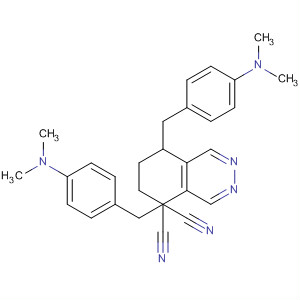 356099-10-0  6,7-Quinoxalinedicarbonitrile,1,4-bis[[4-(dimethylamino)phenyl]methyl]-1,2,3,4-tetrahydro-
