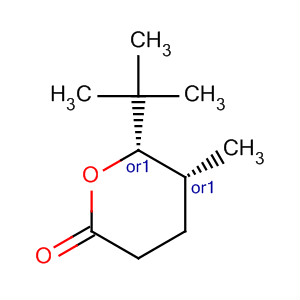 356567-19-6  2H-Pyran-2-one, 6-(1,1-dimethylethyl)tetrahydro-5-methyl-, (5R,6S)-rel-