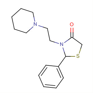 356773-60-9  4-Thiazolidinone, 2-phenyl-3-[2-(1-piperidinyl)ethyl]-