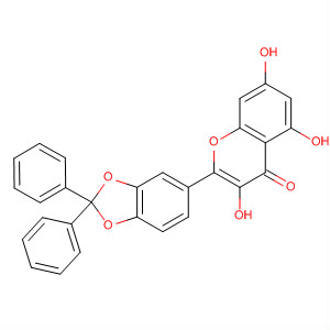 357194-03-7  4H-1-Benzopyran-4-one,2-(2,2-diphenyl-1,3-benzodioxol-5-yl)-3,5,7-trihydroxy-
