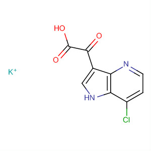 357263-65-1  1H-Pyrrolo[3,2-b]pyridine-3-acetic acid, 7-chloro-a-oxo-,monopotassium salt