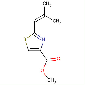 357636-22-7  4-Thiazolecarboxylic acid, 2-(2-methyl-1-propenyl)-, methyl ester 357636-22-7  4-Thiazolecarboxylic acid, 2-(2-methyl-1-propenyl)-, methyl ester