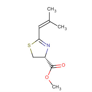 357636-28-3  4-Thiazolecarboxylic acid, 4,5-dihydro-2-(2-methyl-1-propenyl)-, methylester, (4R)- 357636-28-3  4-Thiazolecarboxylic acid, 4,5-dihydro-2-(2-methyl-1-propenyl)-, methylester, (4R)-