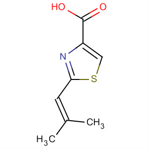 357636-30-7  4-Thiazolecarboxylic acid, 2-(2-methyl-1-propenyl)- 357636-30-7  4-Thiazolecarboxylic acid, 2-(2-methyl-1-propenyl)-