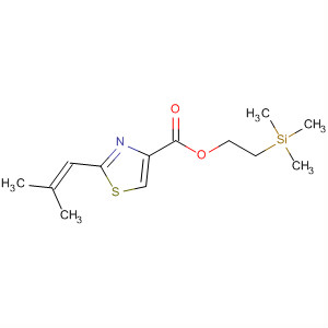 357636-32-9  4-Thiazolecarboxylic acid, 2-(2-methyl-1-propenyl)-,2-(trimethylsilyl)ethyl ester 357636-32-9  4-Thiazolecarboxylic acid, 2-(2-methyl-1-propenyl)-,2-(trimethylsilyl)ethyl ester