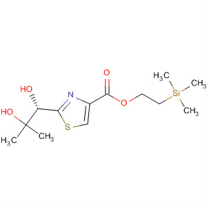 357636-34-1  4-Thiazolecarboxylic acid, 2-[(1S)-1,2-dihydroxy-2-methylpropyl]-,2-(trimethylsilyl)ethyl ester