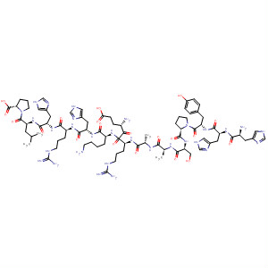 357643-77-7  L-Proline,L-histidyl-L-histidyl-L-tyrosyl-L-prolyl-L-seryl-L-alanyl-L-alanyl-L-a-glutamyl-L-arginyl-L-lysyl-L-histidyl-L-arginyl-L-histidyl-L-leucyl-