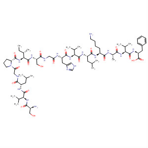 357643-84-6  L-Phenylalanine,L-seryl-L-valyl-L-leucylglycyl-L-prolyl-L-isoleucyl-L-serylglycyl-L-histidyl-L-valyl-L-leucyl-L-lysyl-L-alanyl-L-valyl-