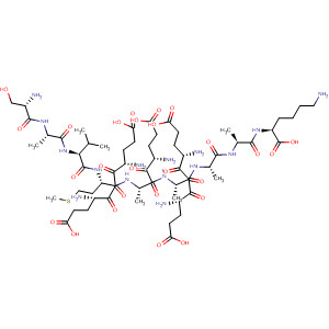 357942-12-2  L-Lysine,L-seryl-L-alanyl-L-valyl-L-a-glutamyl-L-a-glutamyl-L-methionyl-L-a-glutamyl-L-alanyl-L-a-glutamyl-L-a-glutamyl-L-alanyl-L-alanyl-L-alanyl-