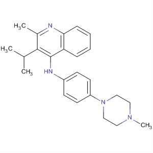 357951-55-4  4-Quinolinamine,2-methyl-3-(1-methylethyl)-N-[4-(4-methyl-1-piperazinyl)phenyl]-