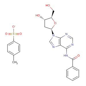 35824-20-5  Adenosine, N-benzoyl-2'-deoxy-, 5'-(4-methylbenzenesulfonate)