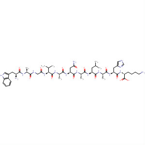 358616-40-7  L-Lysine,L-tryptophyl-L-alanylglycyl-L-valyl-L-alanyl-L-asparaginyl-L-alanyl-L-leucyl-L-alanyl-L-histidyl-